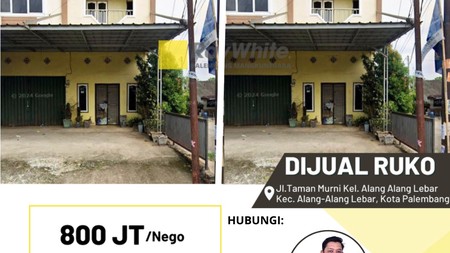 ruko jual murah palembang 