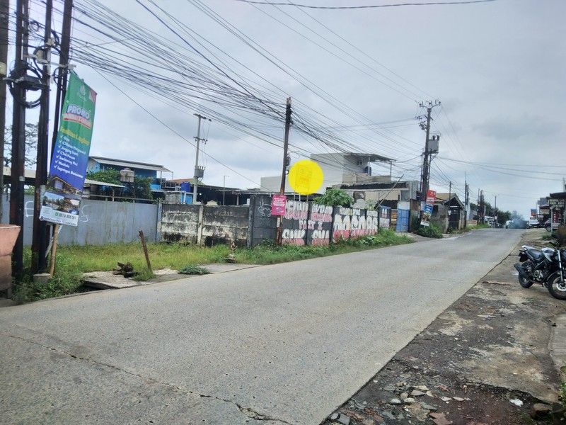 TANAH PINGGIR JALAN RAYA SETU CILEUNGSI COCOK UNTUK USAHA ATAUPUN GUDANG
