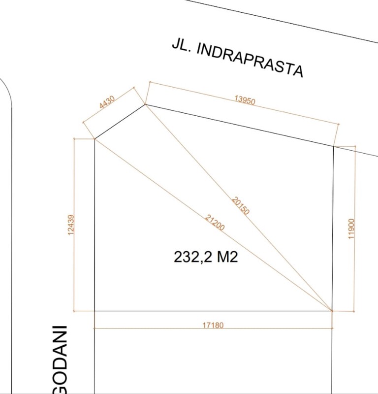 tanah dekat pusat kota
