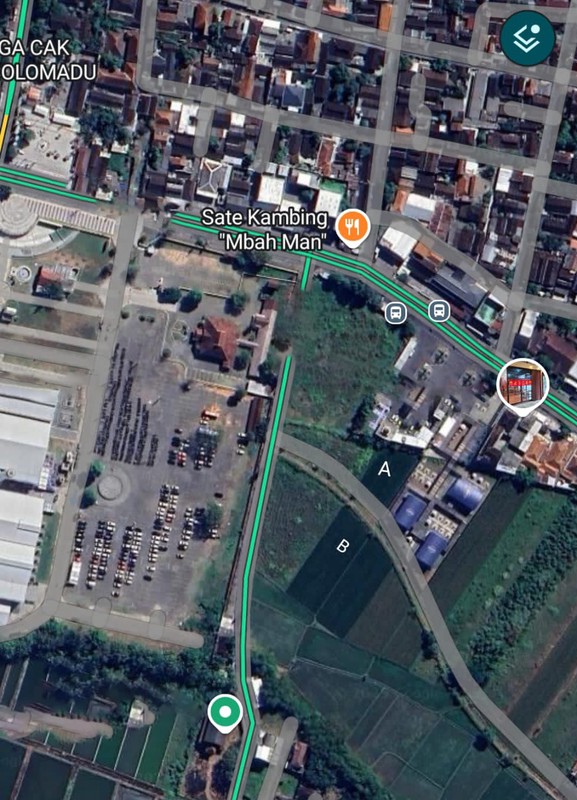 [DIJUAL] 2 Kavling Luas Siap Bangun dengan Total 1995 m2 Lokasi Strategis di Colomadu, Solo