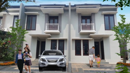 Turun Harga Rumah Brand New di Komp Plataran Indah, Sawah Lama Ciputat