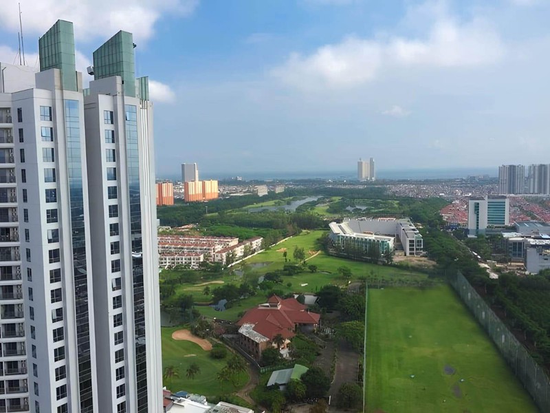 GOLF VIEW!! Sewa Office / Kantor SOHO Best view @Fontana the mansion  The Mansion Kemayoran Office Bougenville tower Fontana