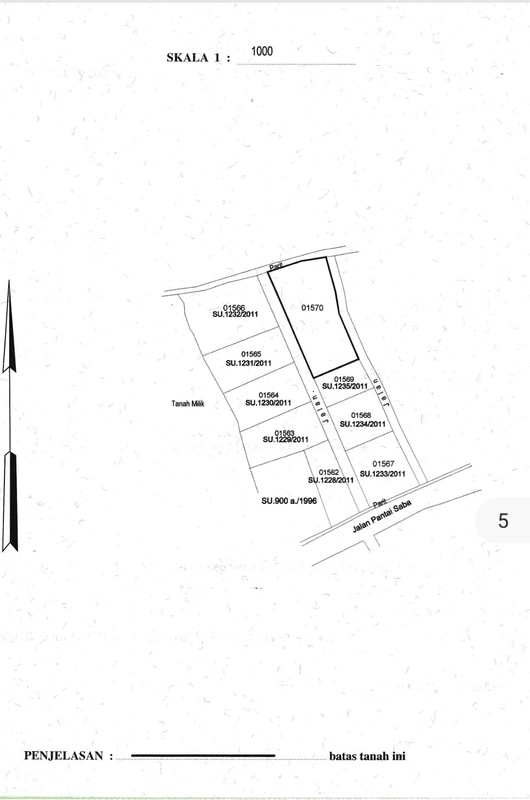 Freehold - Rare Opportunity Freehold Land Just 350m from Saba Beach, Gianyar, Bali