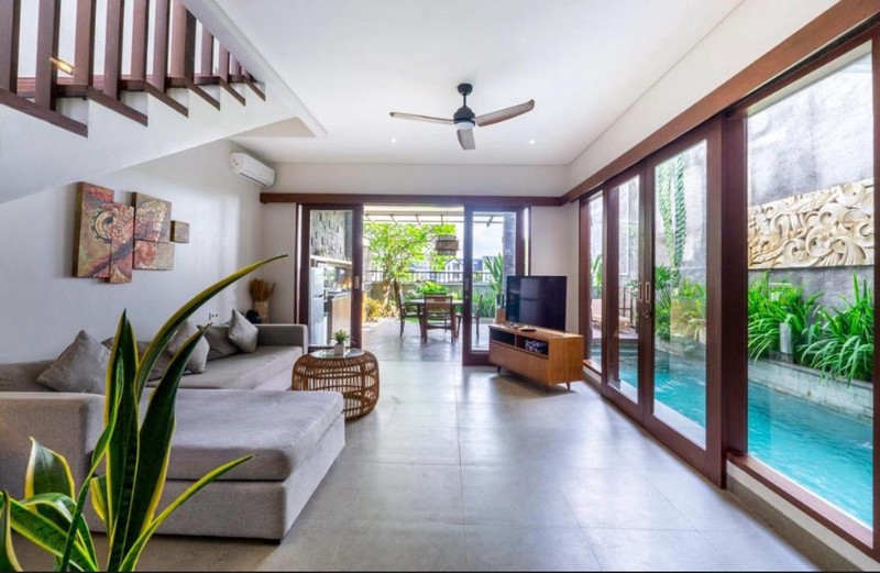 Freehold - Dual-Villa Investment in Prime Batu Bolong< Canggu, Bali - 7 Minutes to the Beach