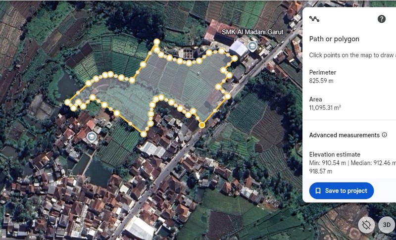 Tanah di Jalan Raya Samarang Garut Cocok Untuk Perumahan