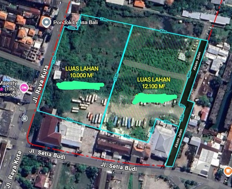 Prime Location - Commercial Land For Sale in Kuta, Bali
