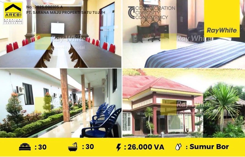 DIJUAL HOTEL AREA LAMPUNG TENGAH