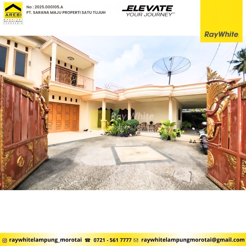 dijual rumah luas kota sepang labuhan ratu