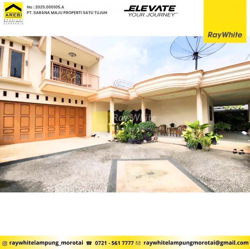 dijual rumah luas kota sepang labuhan ratu