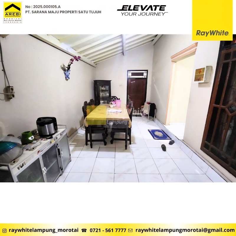 dijual rumah luas kota sepang labuhan ratu