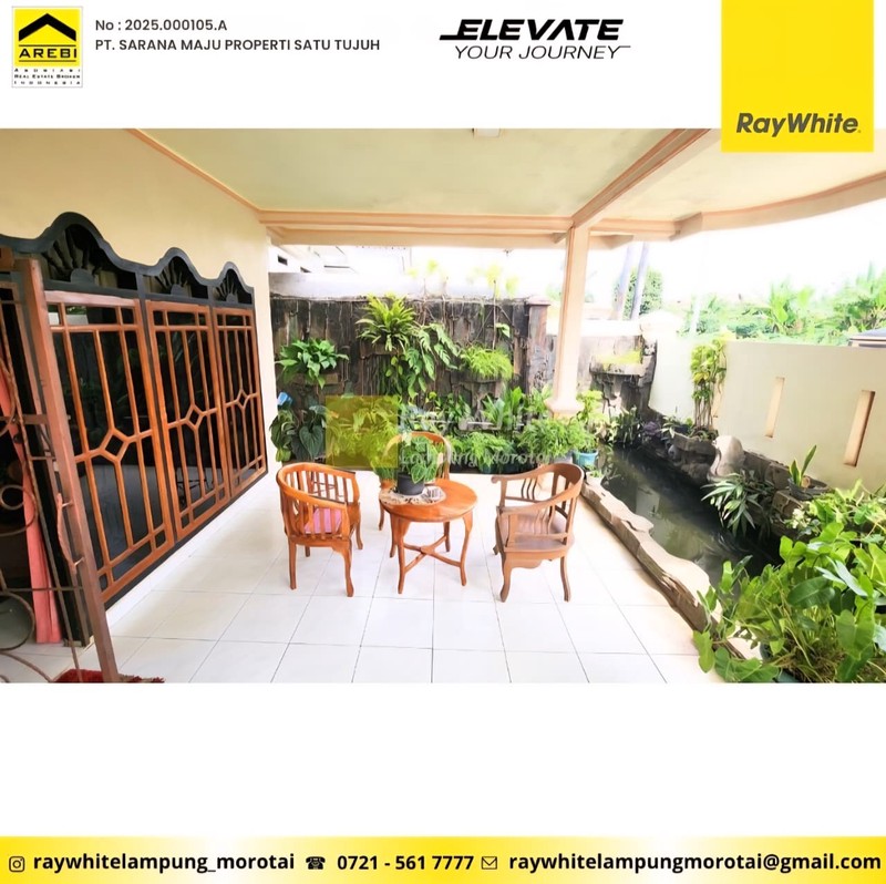 dijual rumah luas kota sepang labuhan ratu