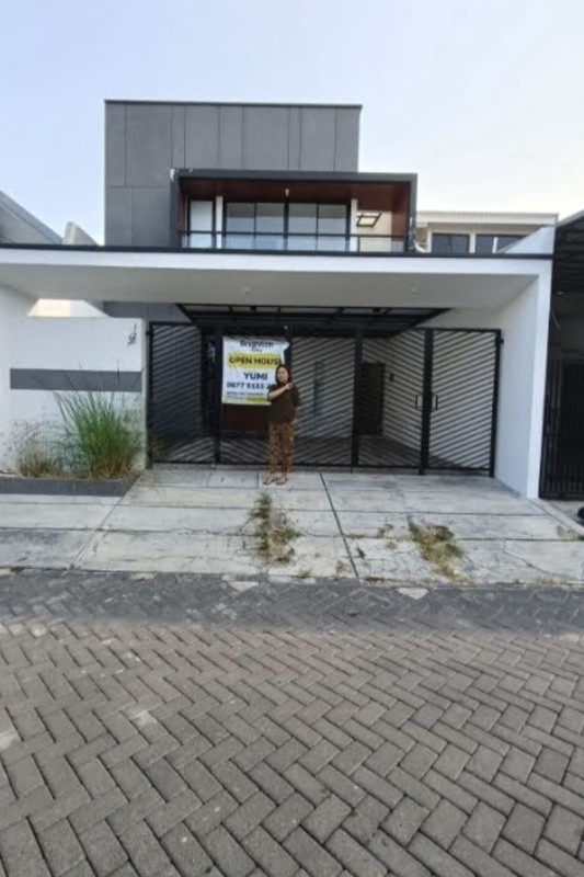 DIJUAL CEPAT RUMAH BARU GRESS PONDOK TJANDRA MODEL MINIMALIS 2 LANTAI