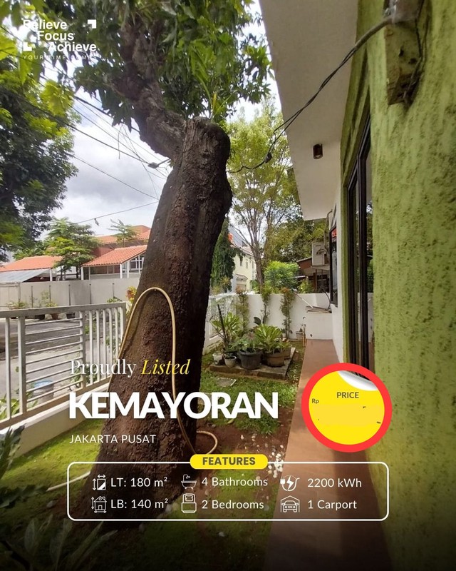 Dijual Rumah Siap Huni di Komplek Angkasa Pura Jakarta Pusat