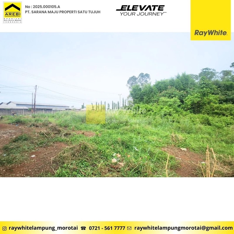 Tanah Murah Luas 5000 di Hajimena, Natar