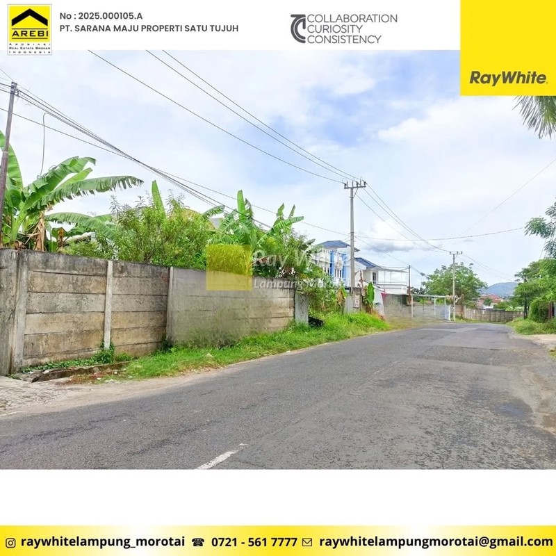 Tanah sewa luas 2000 di Tengah Kota area komersil