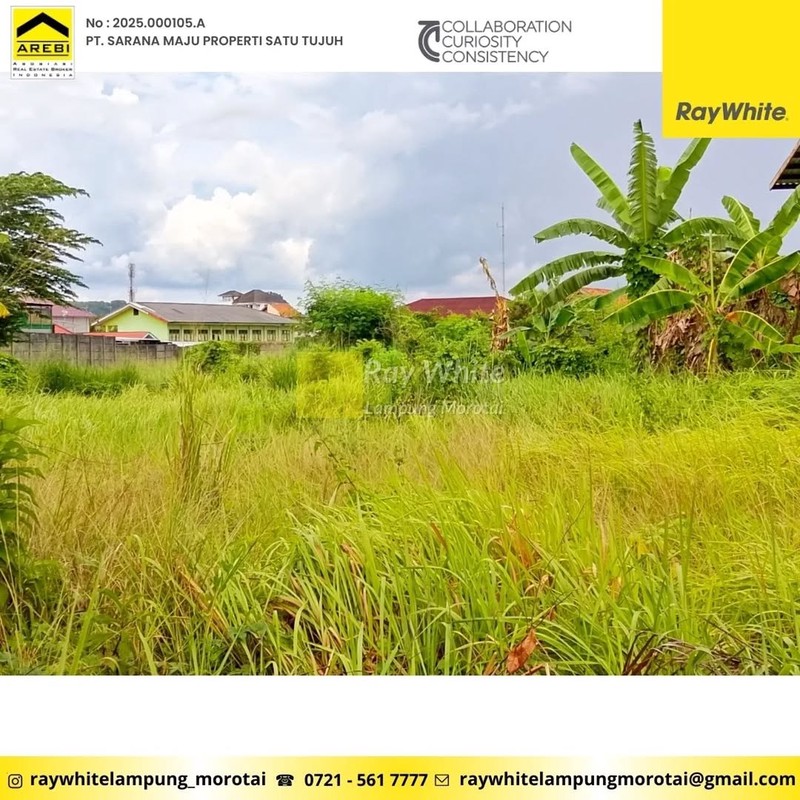 Tanah sewa luas 2000 di Tengah Kota area komersil