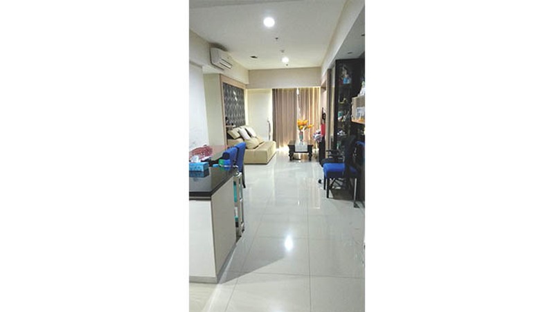 Apartemen  Sherwood Kelapa Gading, 3 kamar tidur dengan view city, lantai vinyl di kamar tidur, semi furnish