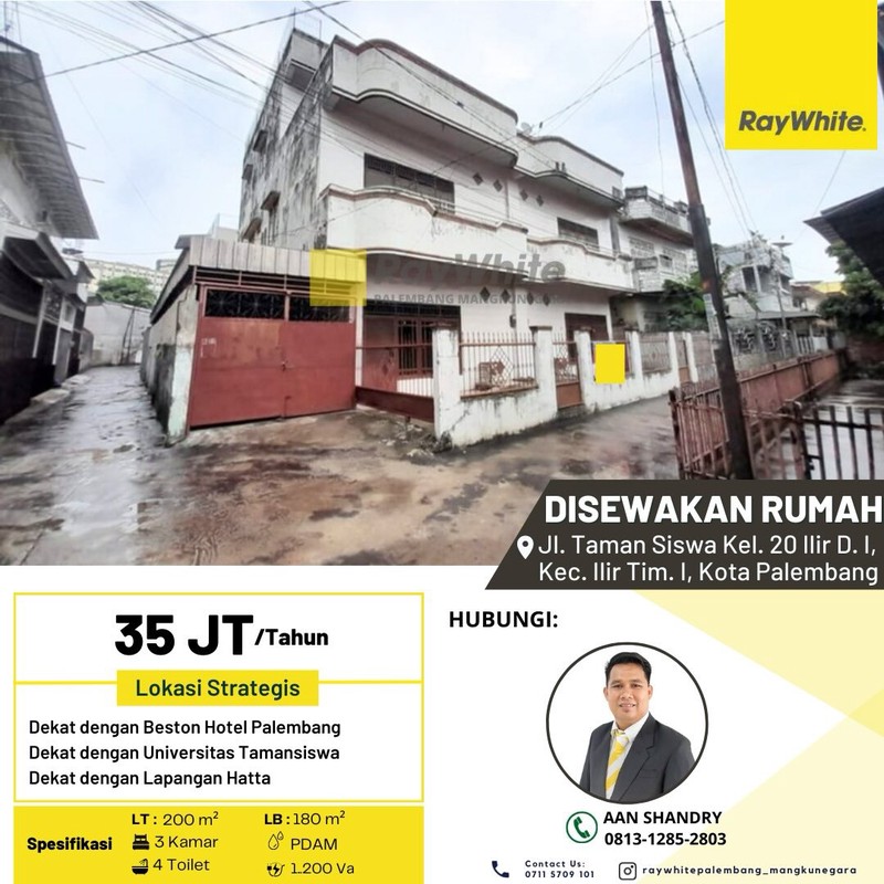 Rumah Sewah Murah di Kota Palembang