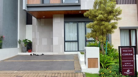 Rumah Mewah Modern 2 Lantai Cluster Reina Sofia Tipe Champagne Citra City Sentul