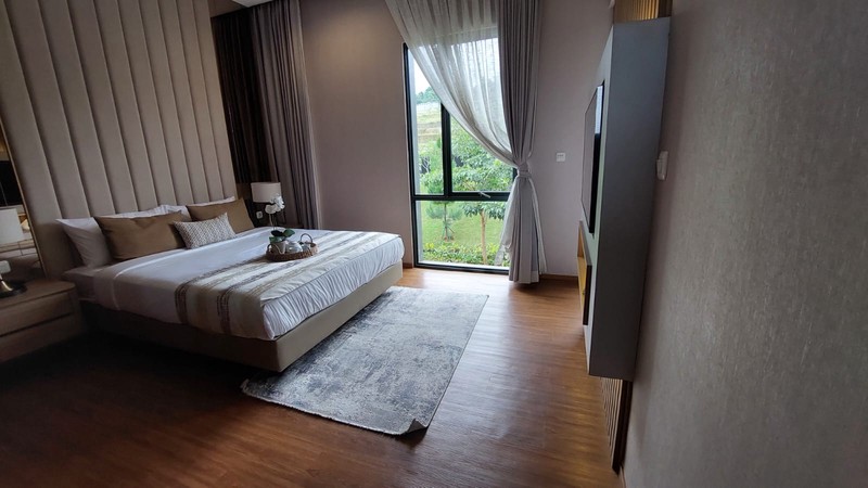 Rumah Mewah Modern 2 Lantai Cluster Reina Sofia Tipe Champagne Citra City Sentul