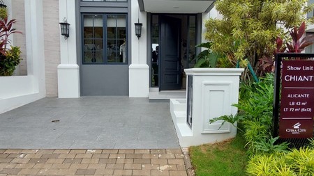 Rumah Design Modern Minimalis Cluster Chianti Citra City Sentul