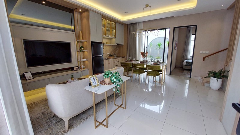 Rumah Design Modern Minimalis Cluster Chianti Citra City Sentul