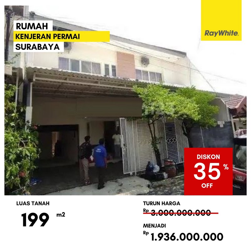 Dijual Rumah 2 lantai di Kenjeran Permai Surabaya
