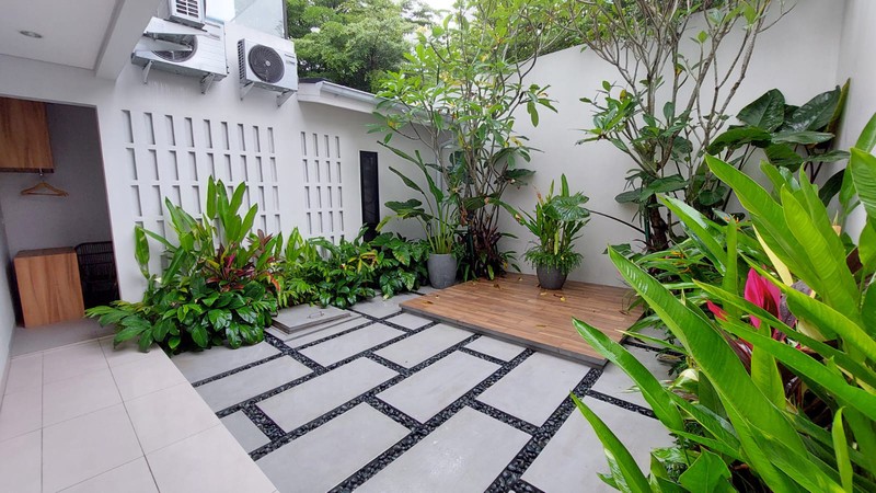 Rumah Desain Modern Cluster New Park Avenue Citra Sentul Raya