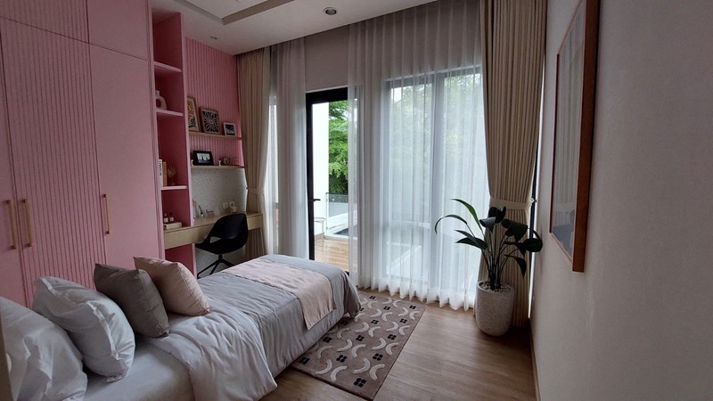 Rumah Desain Modern Cluster New Park Avenue Citra Sentul Raya