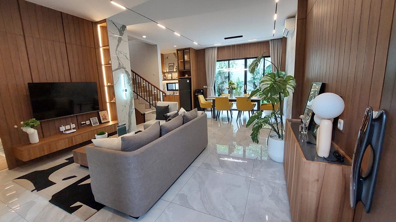 Rumah Desain Modern Cluster New Park Avenue Citra Sentul Raya