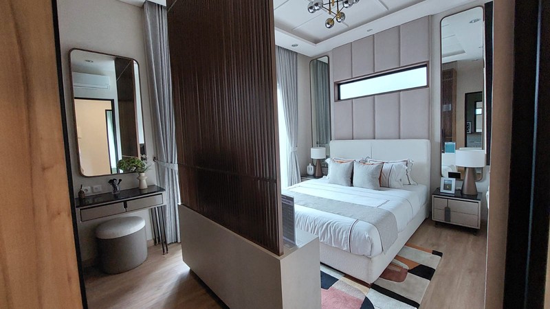 Rumah Desain Modern Cluster New Park Avenue Citra Sentul Raya