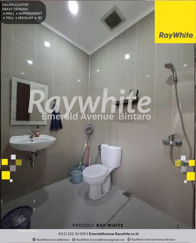 Rumah Bagus Siap Huni dan Asri di Kebayoran Village, Bintaro Jaya Sektor 7