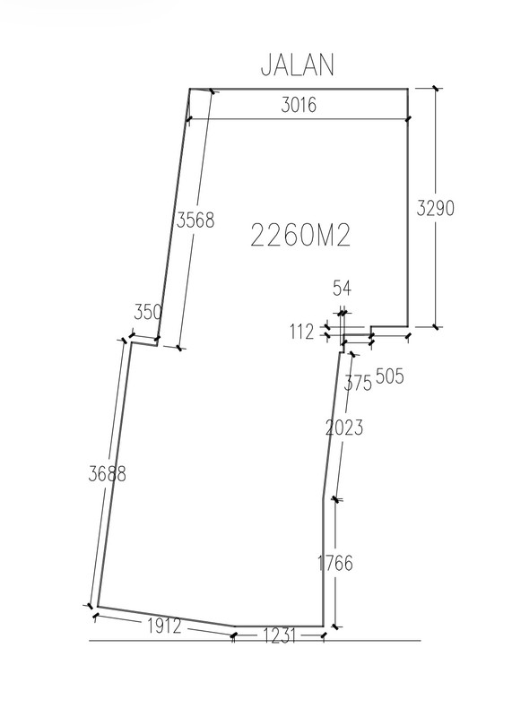 Kavling siap pakai luas 2300m2, di kebon jeruk area, jakarta barat