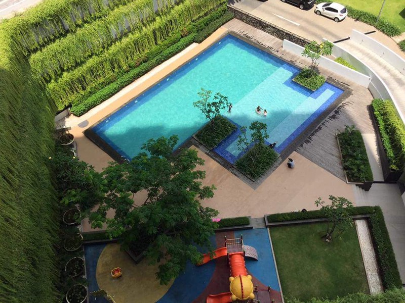 Dijual dan/atau Disewakan: Apartemen Altiz Tipe Studio. View Smimming Pool dan City Lights. Lantai 6 Tower High Zone. Fully Furnished di Bintaro Jaya Sektor III