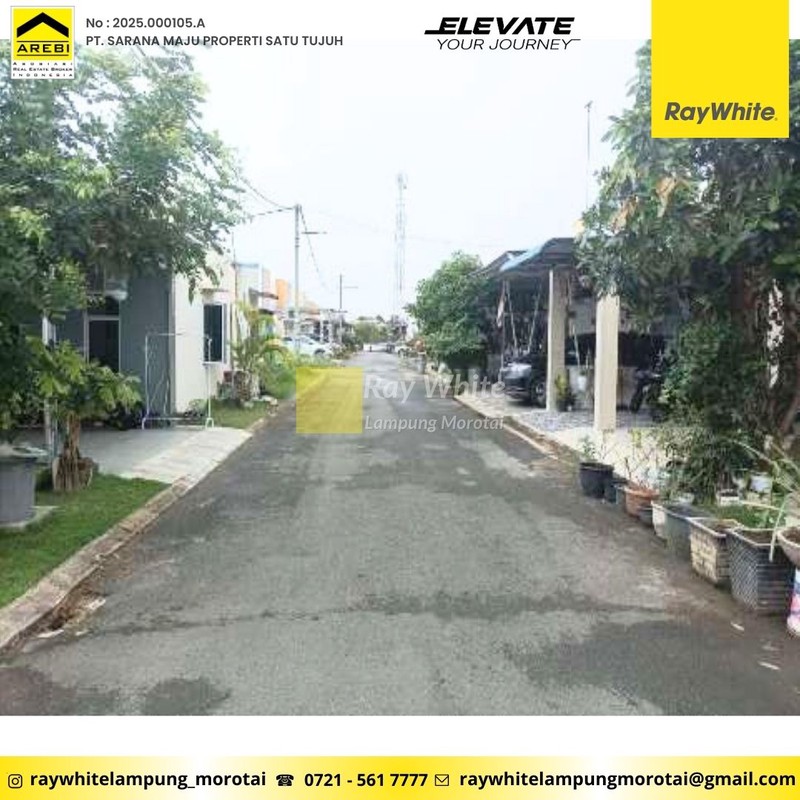 Dijual rumah onegate dekat bandara di Batam