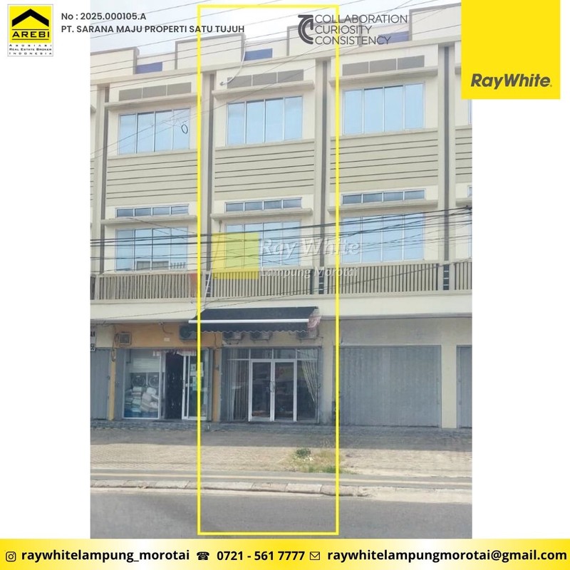 Dijual Ruko Teluk Betung Utara