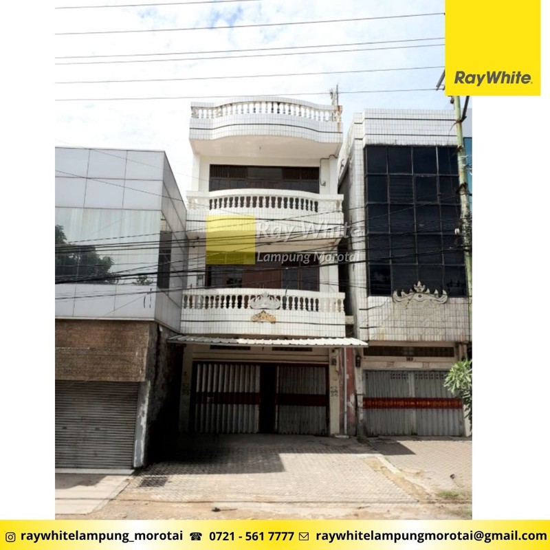 Dijuak Ruko 3 Lantai Bumi Waras Bandar Lampung