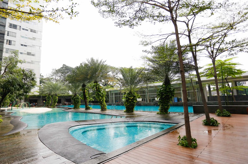 Dijual 1Park Residence 2BR + ART 92 m Private Lift View Taman