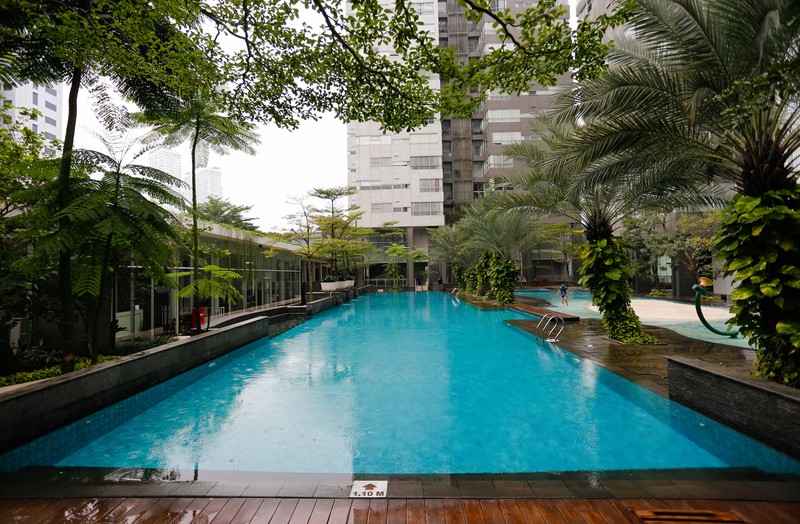 Dijual 1Park Residence 2BR + ART 92 m Private Lift View Taman