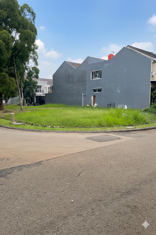 Dijual Kavling Hook 219 m²  Harga Di Bawah NJOP di Telaga Golf Sawangan