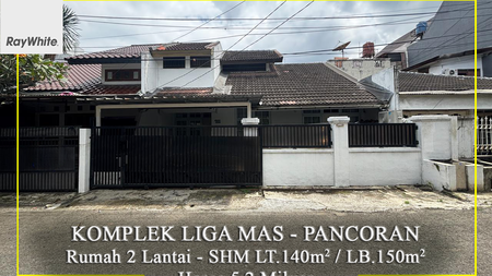 FOR SALE Komplek Liga Mas Pancoran Rumah 2 Lantai Jakarta Selatan