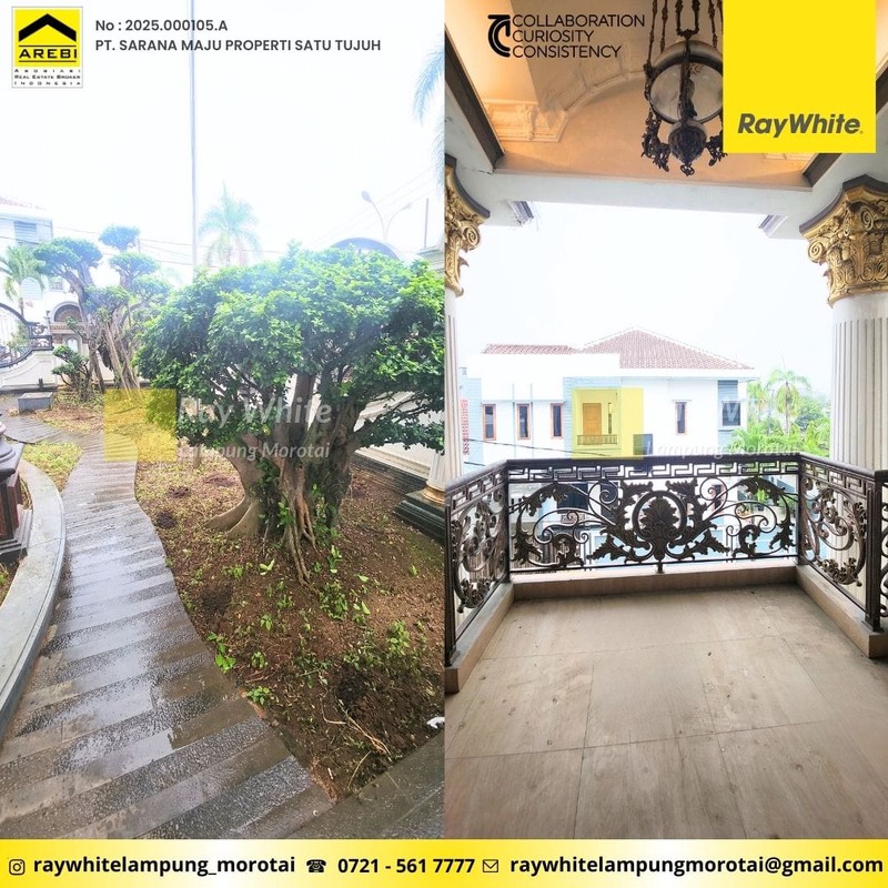 dijual rumah mewah 2 lantai semi furnish