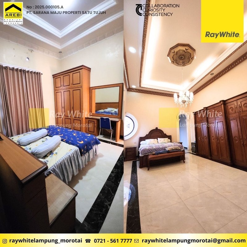 dijual rumah mewah 2 lantai semi furnish