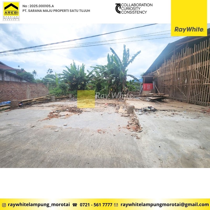 dijual tanah pinggir jalan depan golden tulip