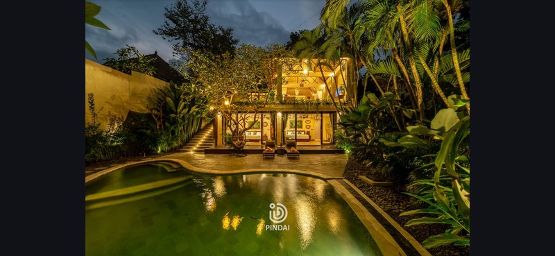 FOR SALE - LEASEHOLD - Riverside Green Retreat in Buwit - 3BR Leasehold Villa with Stunning Jungle & Paddy Views, Bali