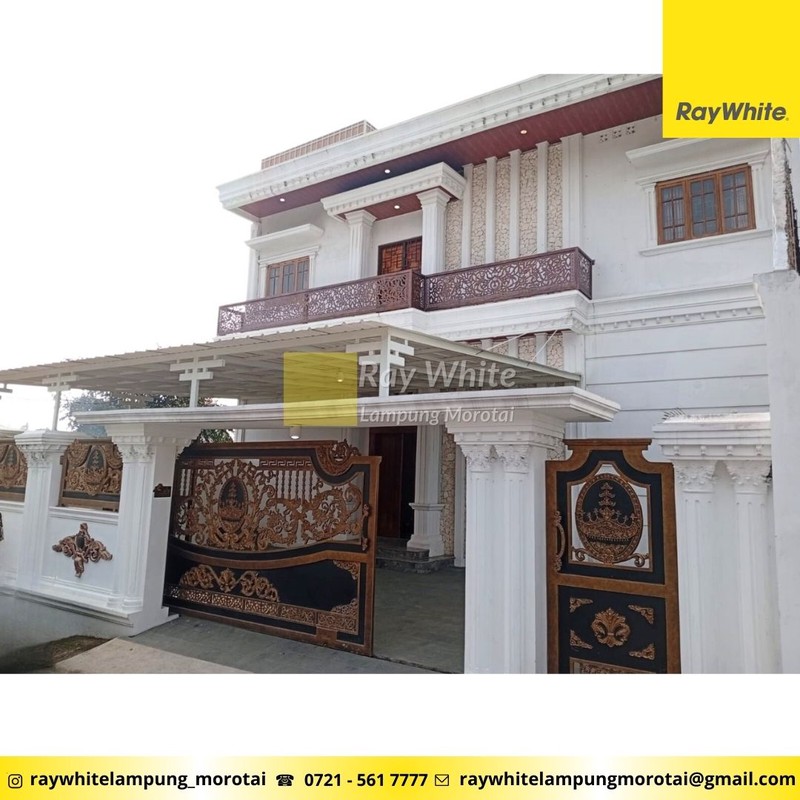  Dijual Cepat Rumah Mewah 2 Lantai berlokasi di Kedaton Kota Bandar Lampung (Sukamenanti)