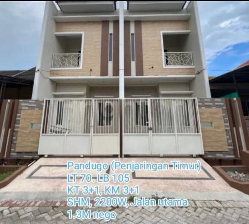 DIJUAL RUMAH BARU GRESS MINIMALIS ADA 2 UNIT AREA PANDUGO