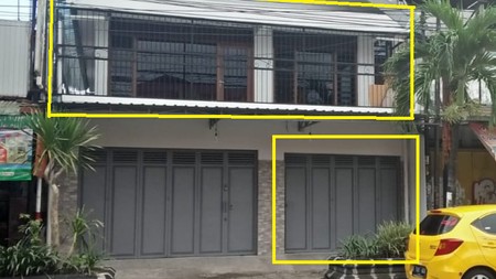 Disewakan Ruang Usaha Strategis 2 Lantai di Jl. Kusumanegara Lokasi Premium Warungboto Yogyakarta