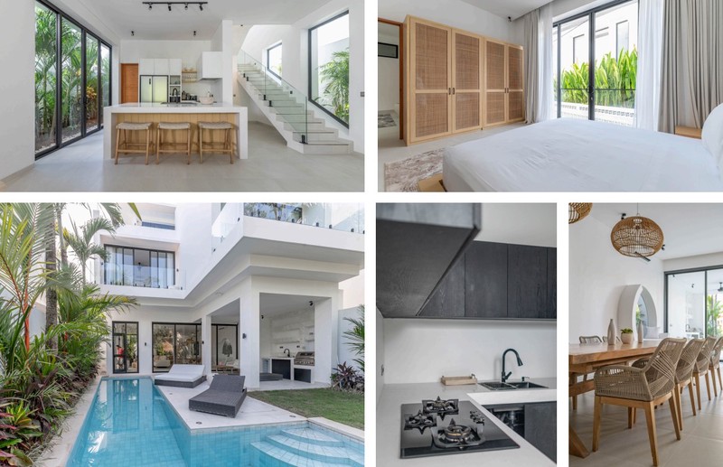 Leasehold - Private Rooftop Sanctuary, A Fully Furnished Luxury Villa in Pererenan, Canggu, Bali