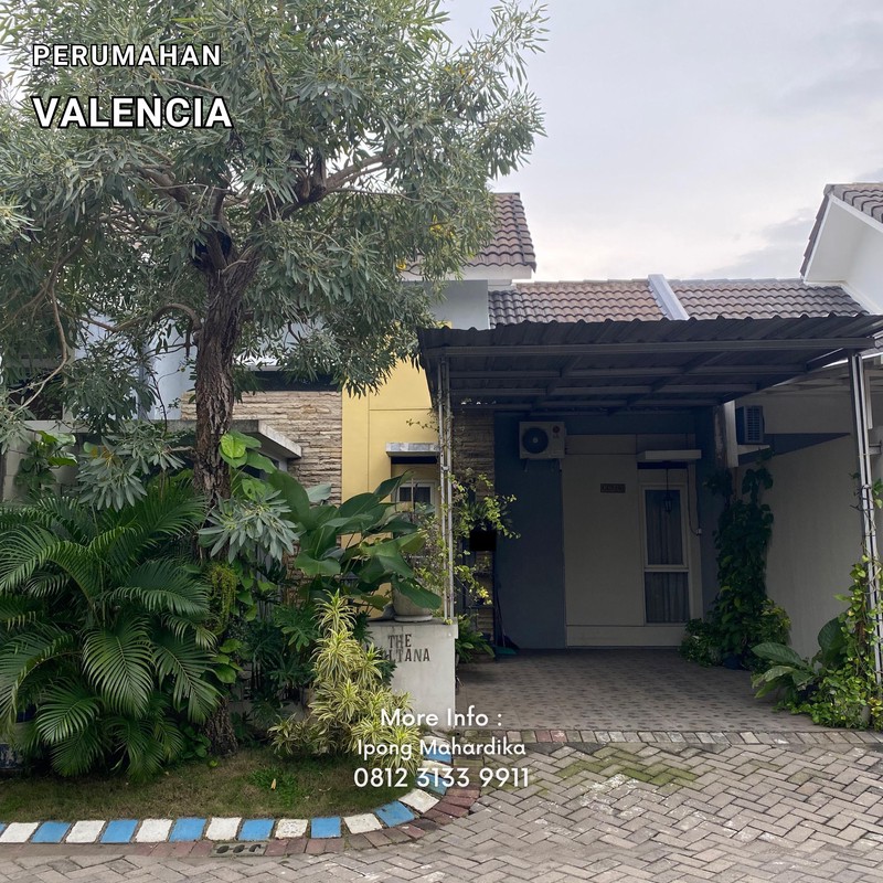 Dijual Rumah Sidoarjo Full Furnished di Perum Valencia Gedangan